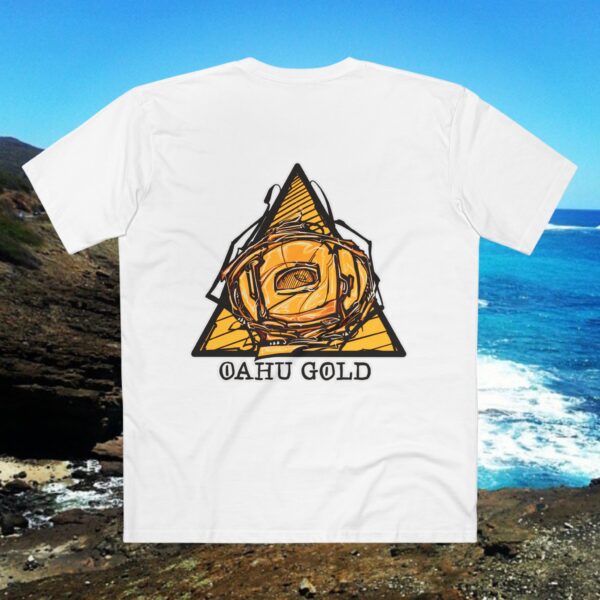 Oahu Gold Crew T-shirt - GOLD - Image 6