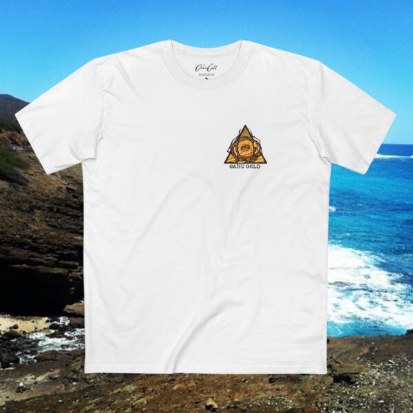 Oahu Gold Crew T-shirt - GOLD - Image 5