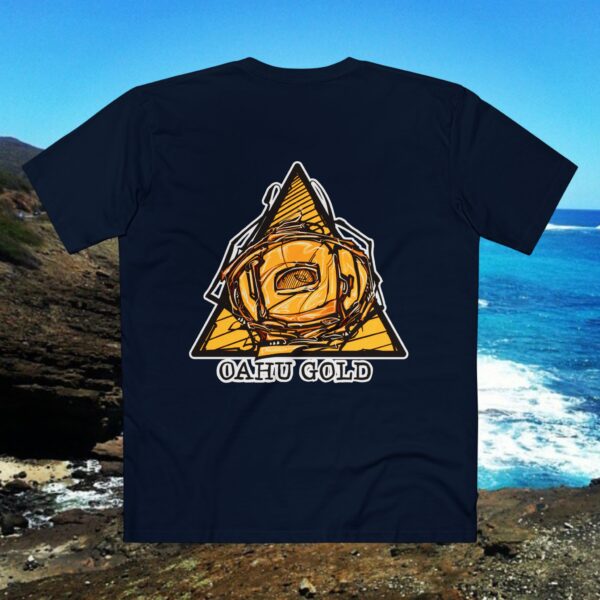 Oahu Gold Crew T-shirt - GOLD - Image 10
