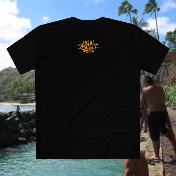 T-Shirt - OAHU GOLD Handstyles by Rattlecans Adult Staple Tee - Image 2