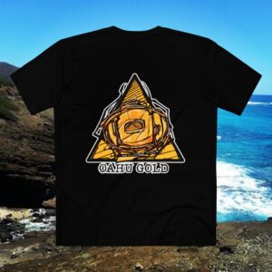 Oahu Gold Crew T-shirt - GOLD