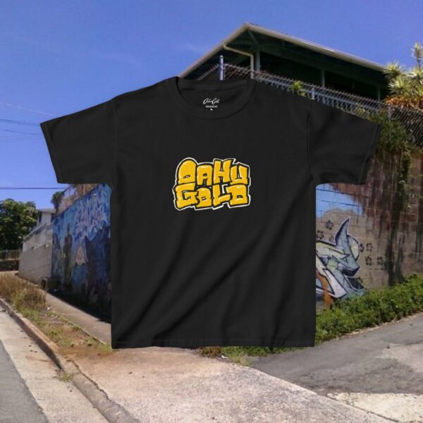 Kids Tee - Oahu Gold Toss-Up - Image 5