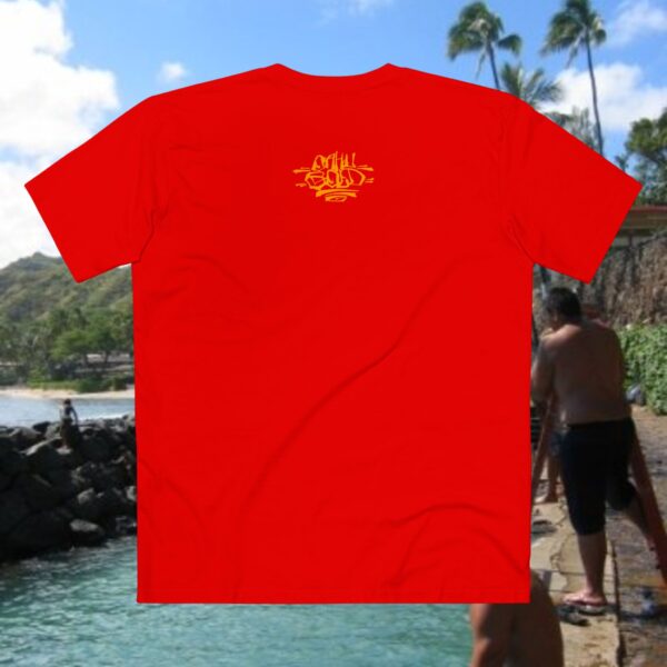 T-Shirt - OAHU GOLD Handstyles by Rattlecans Adult Staple Tee - Image 6
