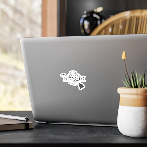 Kiss-Cut Vinyl Decals - Heart Hustle Sacrifice Stickers for Motivational improvement - Image 4