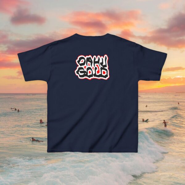 Kids Tee - Oahu Gold Chiseled Block Shirt - Image 18