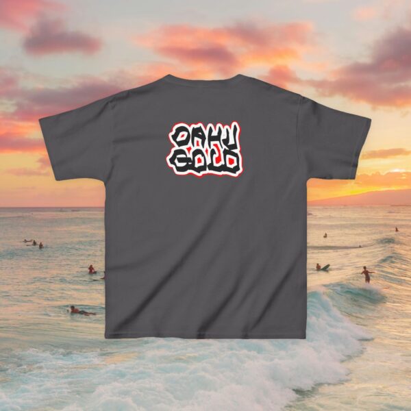 Kids Tee - Oahu Gold Chiseled Block Shirt - Image 10