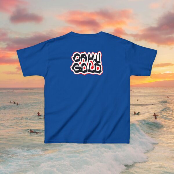 Kids Tee - Oahu Gold Chiseled Block Shirt - Image 14